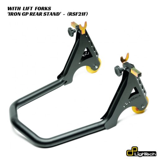 LighTech Iron GP Rear Paddock Stand - RSF21F - With Forks
