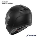 Shark Ridill 2 - Blank Matt KMA - BLACK