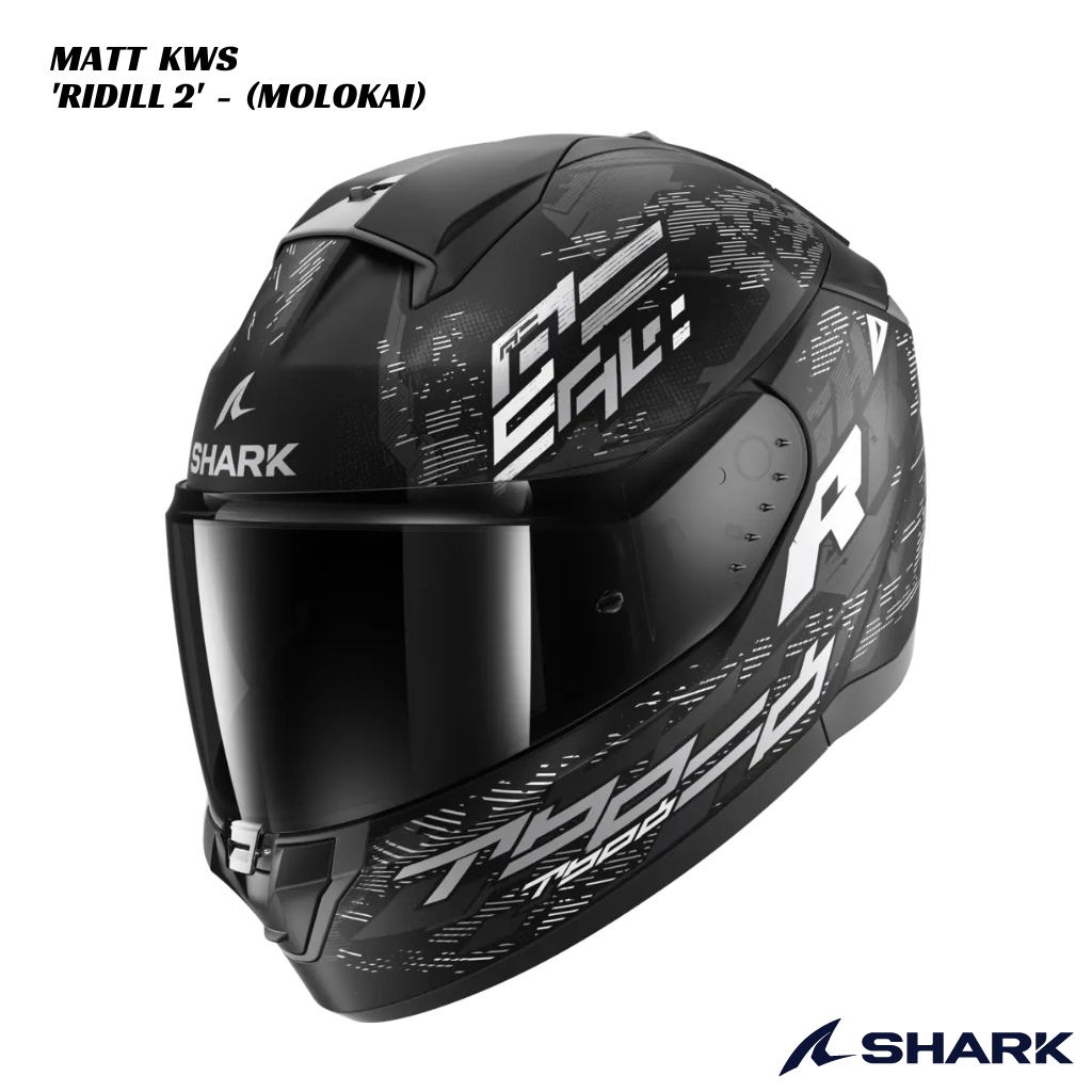 Shark Ridill 2 Molokai Matt KWS (1) Shark Ridill 2 - Molokai Matt KWS - BLACK/WHITE/GREY
