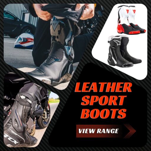 Leather Sport Road Boots