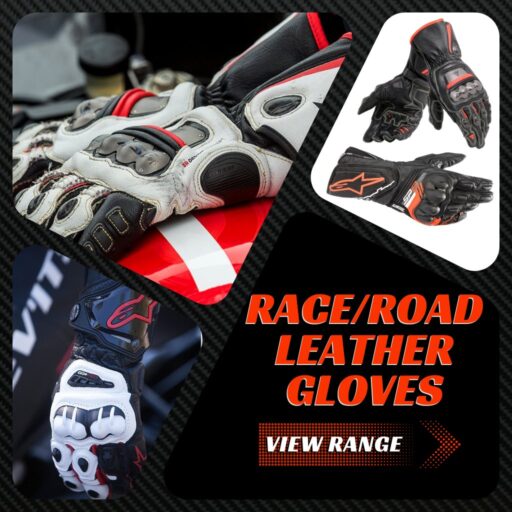 Race/Road Leather Gloves
