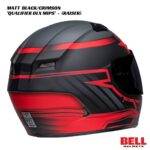 Bell Qualifier DLX MIPS Raiser Helmet - MATT BLACK/CRIMSON