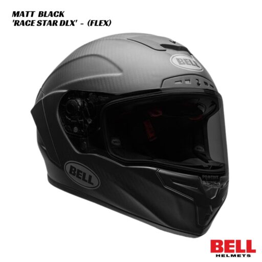 Bell Race Star DLX Flex Carbon Helmet - MATT BLACK