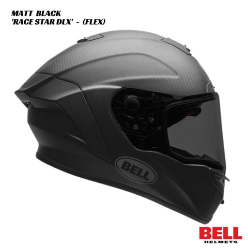 Bell Race Star DLX Flex Carbon Helmet - MATT BLACK