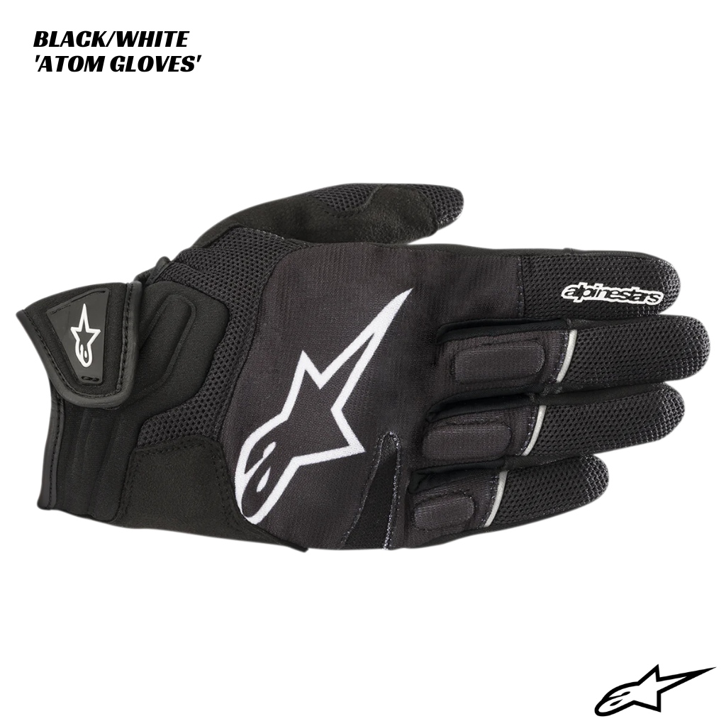 Alpinestars Atom Gloves - BLACK/WHITE