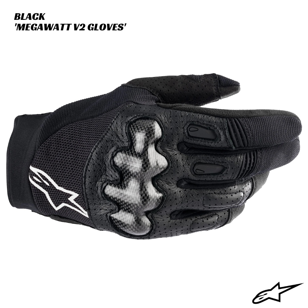 Alpinestars Megawatt V2 Gloves - BLACK