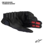Alpinestars Techdura Gloves - FIRE RED/BLACK