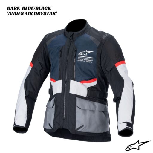 Alpinestars Andes Air Drystar Jacket DARK BLUE BLACK 1