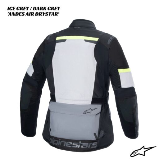 Alpinestars Andes Air Drystar Jacket ICE GREY DARK GREY 2