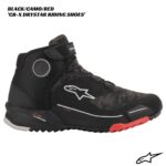 Alpinestars CR-X Drystar Riding Shoes BLACK CAMO RED 2