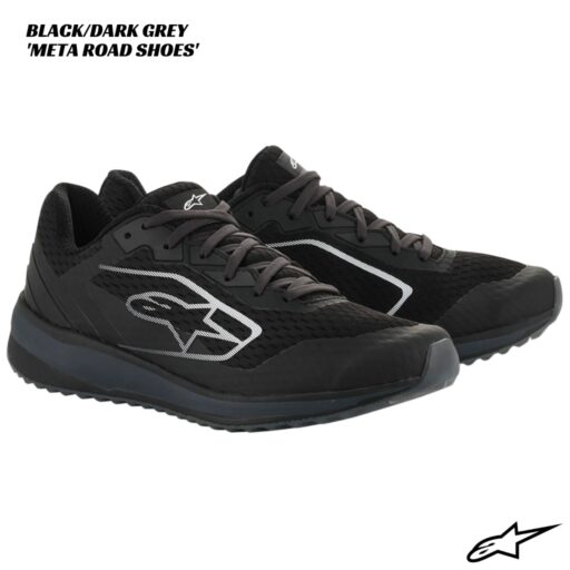 Alpinestars Meta Road Shoes - BLACK/DARK GREY