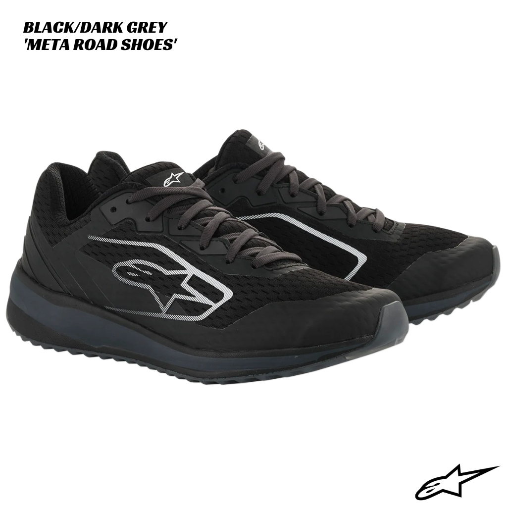 Alpinestars Meta Road Shoes - BLACK/DARK GREY