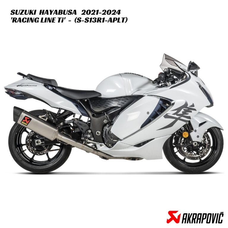 Akrapovič Racing Line Full Titanium Exhaust - S-S13R1-APLT - Suzuki Hayabusa 2021-2024