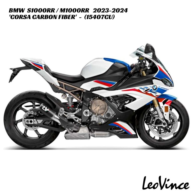 LeoVince Corsa Carbon Fiber Slip On - 15407CU - BMW S1000RR M1000RR 2023-2024