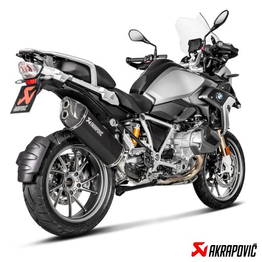 2 Akrapovič Black Titanium Slip-On - S-B12SO23-HAATBL - BMW R 1250 GS / ADV 2019-2022