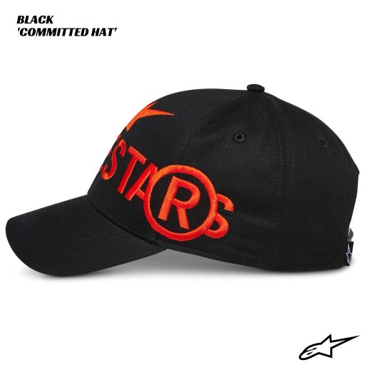 Alpinestars Committed Snap Back Hat / Cap - BLACK