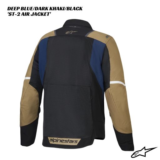 Alpinestars ST-2 Air Jacket - DEEP BLUE/DARK KHAKI/BLACK