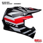 Bell Moto-9S Flex Banshee Helmet - ECE 22/06 - BLACK/RED