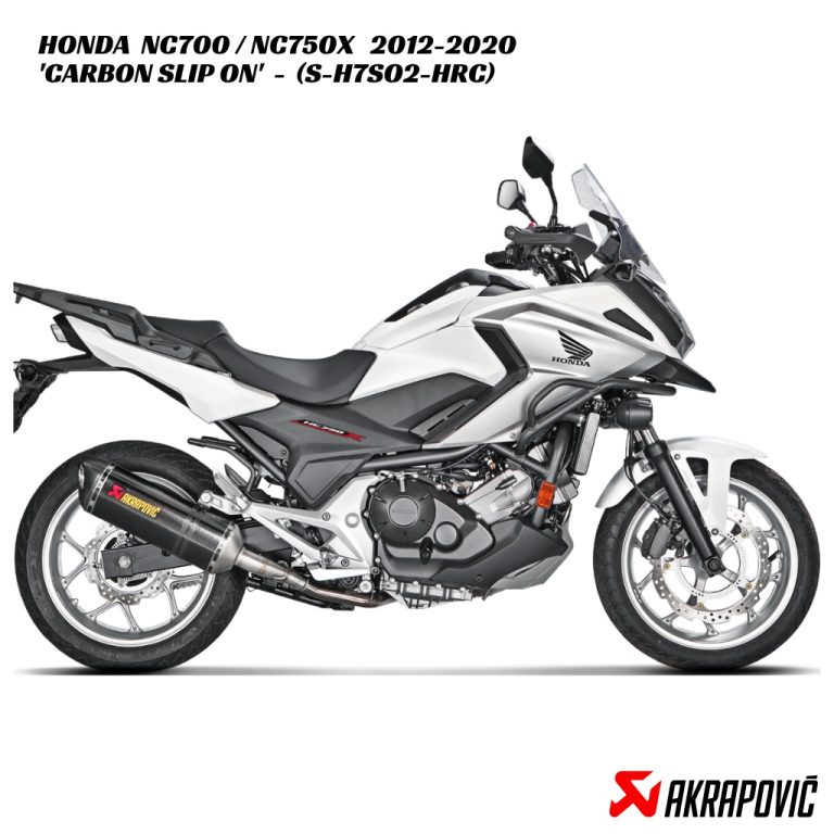 Akrapovič Carbon Line Slip-On - S-H7SO2-HRC - Honda NC700 / NC750X 2012-2020