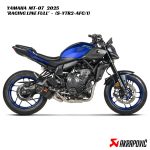 Akrapovič Racing Line Carbon Full Exhaust System - S-Y7R2-AFC/1 - Yamaha MT-07 2025