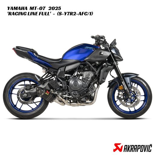 Akrapovič Racing Line Carbon Full Exhaust System - S-Y7R2-AFC/1 - Yamaha MT-07 2025