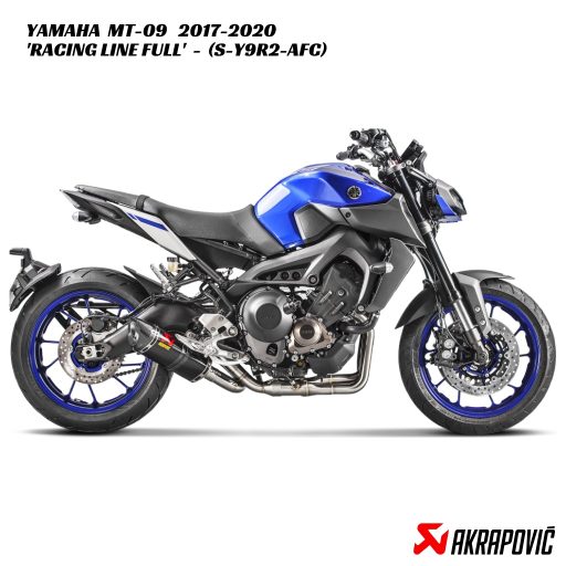 Akrapovič Racing Line Carbon Full Exhaust System - S-Y9R2-AFC - Yamaha MT-09 / SP 2017-2020