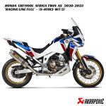 Akrapovič Racing Line Titanium Full Exhaust System - S-H11R2-WT/2 - Honda CRF1100L Africa Twin Adventure Sports 2020-2023