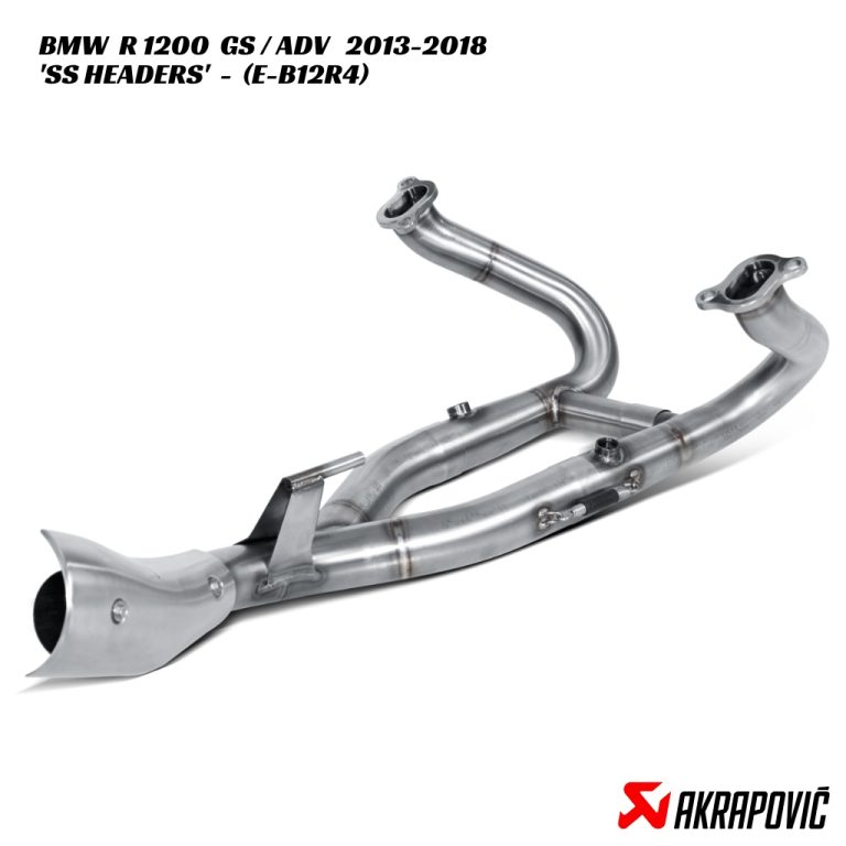 Akrapovič Stainless Steel Performance Headers - E-B12R4 - BMW R 1200 GS / ADV 2013-2018