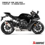 Akrapovič Titanium Slip On Exhaust - S-Y10SO18-HAPLT - Yamaha R1 / R1M 2015-2024
