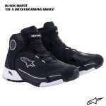 Alpinestars CR-X Drystar Riding Shoes - BLACK/WHITE