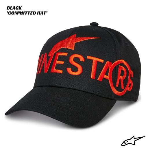 Alpinestars Committed Snap Back Hat / Cap - BLACK