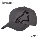 Alpinestars Corp Snap 2 Hat / Cap - CHARCOAL/BLACK