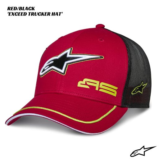 Alpinestars Exceed Trucker Hat / Cap - RED/BLACK