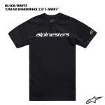 Alpinestars Linear Wordmark 2.0 CSF T-Shirt - BLACK/WHITE