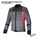 Alpinestars ST-2 Air Jacket - DEEP GREY/DARK GREY/BRIGHT RED