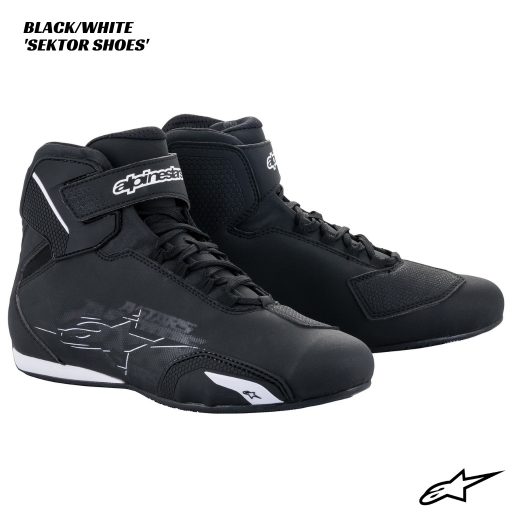 Alpinestars Sektor Shoes - BLACK/WHITE