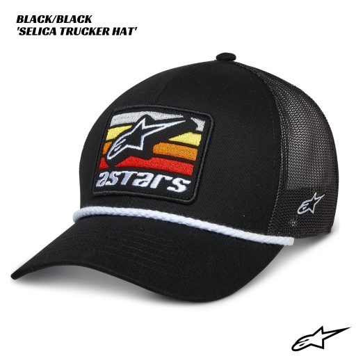 Alpinestars Selica Trucker Hat - BLACK/BLACK