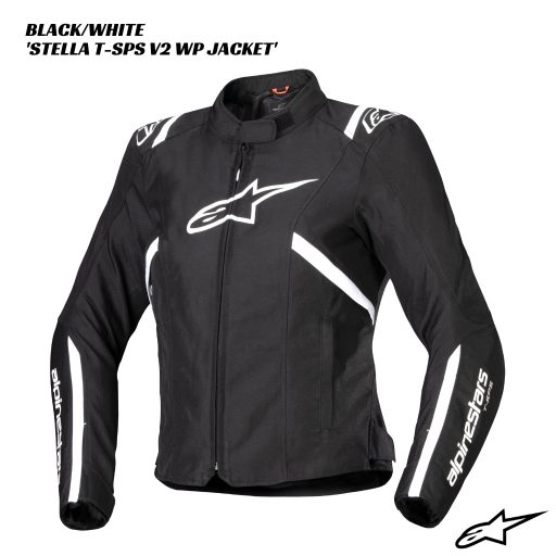 Alpinestars Stella T-SPS V2 Waterproof Jacket - BLACK/WHITE