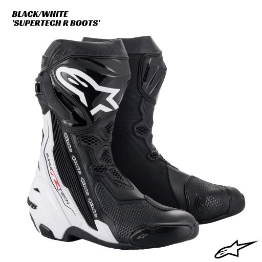 Alpinestars Supertech R Boots - BLACK/WHITE