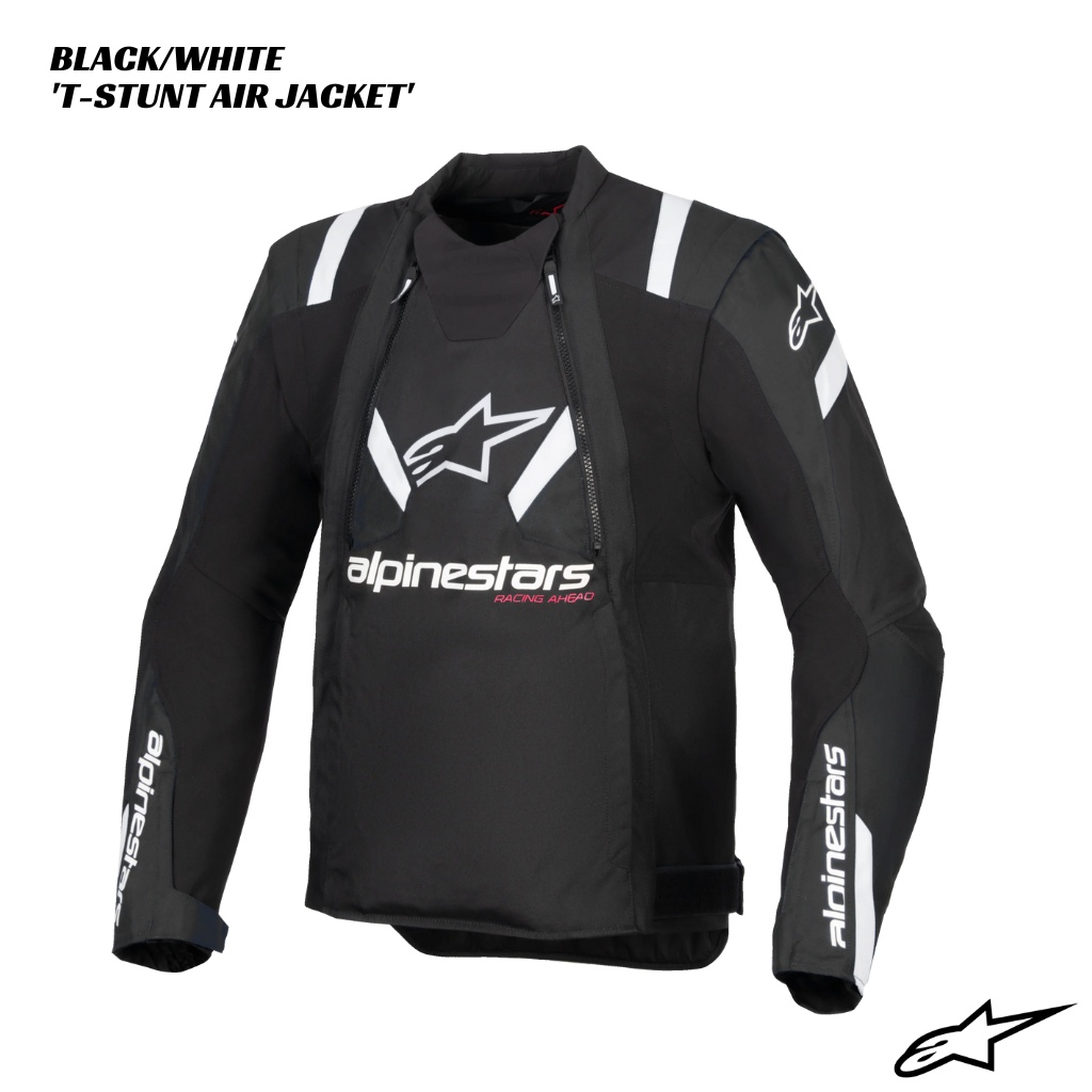 Alpinestars T-Stunt Air Jacket BLACK WHITE