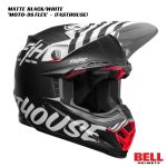 Bell Moto-9S Flex Fasthouse Flex Crew - ECE 22/06 - BLACK/WHITE