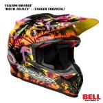 Bell Moto-9S Flex Tagger Tropical Fever - ECE 22/06 - YELLOW/ORANGE