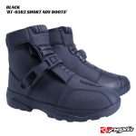 Nexo BT-0382 Short Adventure Boots - SINGLE STRAP - BLACK