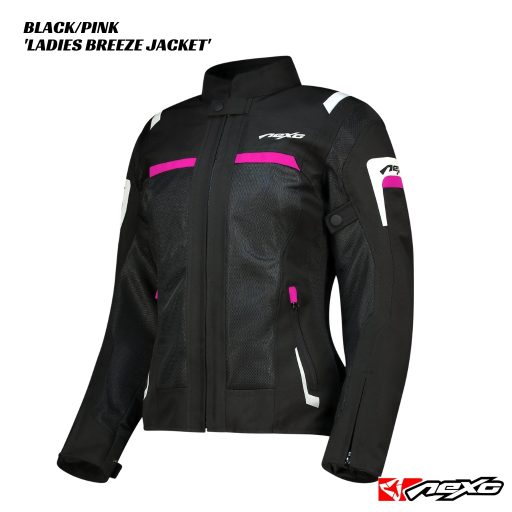 Nexo Ladies Breeze Airflow Jacket - BLACK/PINK