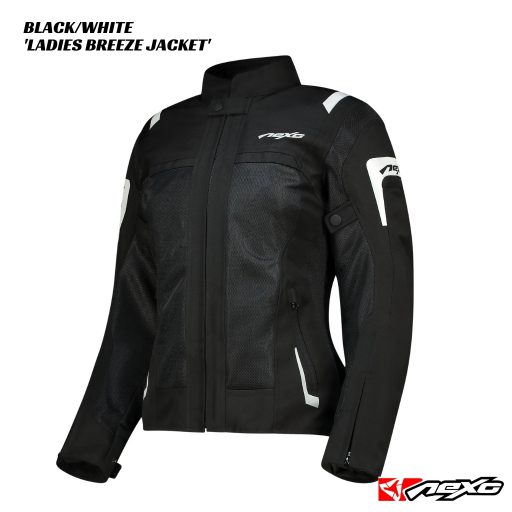 Nexo Ladies Breeze Airflow Jacket - BLACK/WHITE