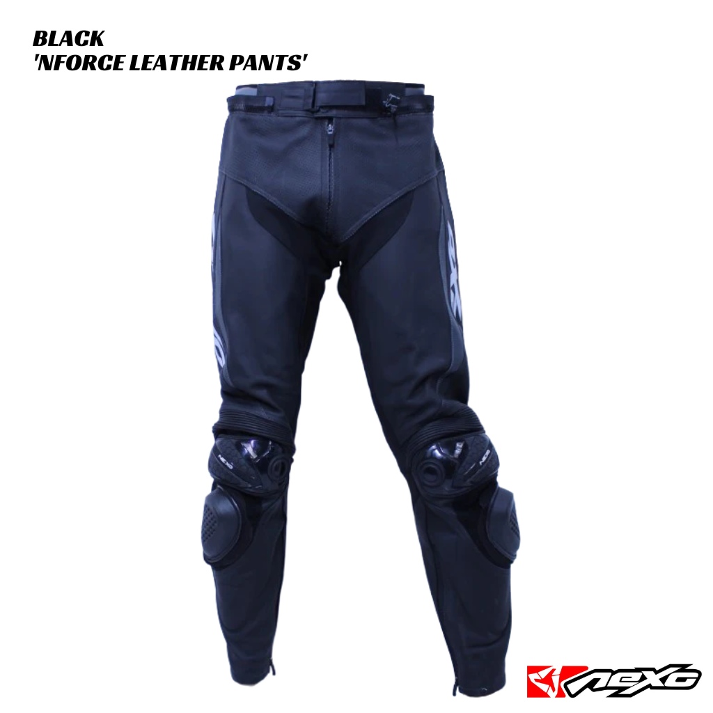 Nexo NForce Leather Pants - BLACK