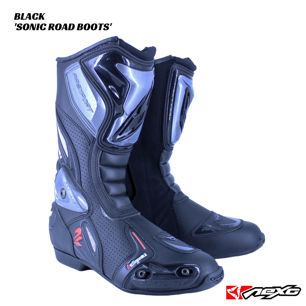 Nexo Sonic Road Boots - BLACK