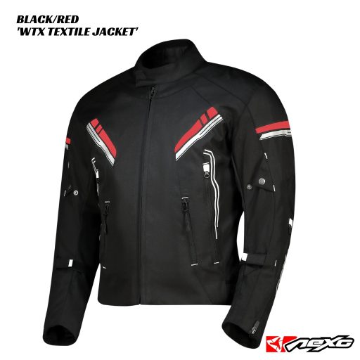 Nexo WTX Textile Jacket - BLACK/RED