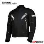 Nexo WTX Textile Jacket - BLACK/WHITE