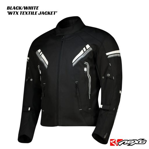 Nexo WTX Textile Jacket - BLACK/WHITE